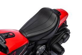 motociklas vaikams - Elektrinis motociklas Chopper FASTER, Red - 5 nuotrauka