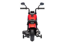motociklas vaikams - Elektrinis motociklas Chopper FASTER, Red - 7 nuotrauka
