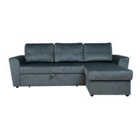 sofa zalia - Kampinė sofa - lova Home4you Ingmar, žalia, 242 x 168 cm x 92 cm - 7 nuotrauka