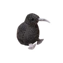 zaislas paukstia - Lean Toys Pliušinis Kivio paukštis, juodas (Black), 17 cm - 2 nuotrauka
