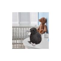 zaislas paukstia - Lean Toys Pliušinis Kivio paukštis, juodas (Black), 17 cm - 3 nuotrauka