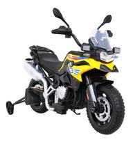 vaikiskas motociklas - Elektrinis motociklas BMW F850 GS, Yellow - 3 nuotrauka