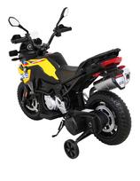 vaikiskas motociklas - Elektrinis motociklas BMW F850 GS, Yellow - 10 nuotrauka