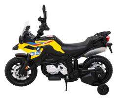 vaikiskas motociklas - Elektrinis motociklas BMW F850 GS, Yellow - 12 nuotrauka