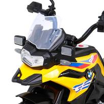 vaikiskas motociklas - Elektrinis motociklas BMW F850 GS, Yellow - 13 nuotrauka