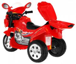 vaikiskas elektrinis triratis - Elektrinis motociklas BJX-088, Red - 4 nuotrauka