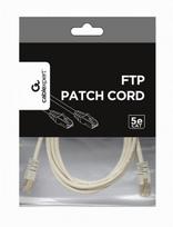 kabeliai ftp cat5e - Gembird CAT e5 Patch Cable Black 1m - 2 nuotrauka
