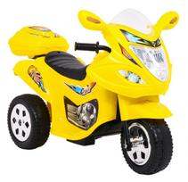 vaikiskas elektrinis triratis - Elektrinis motociklas BJX-088, Yellow - 6 nuotrauka