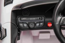 porsche elektromobilis vaikams - Vaikiškas elektromobilis Porsche 718 Spyder RS, baltas (White) - 5 nuotrauka