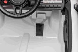 porsche elektromobilis vaikams - Vaikiškas elektromobilis Porsche 718 Spyder RS, baltas (White) - 6 nuotrauka