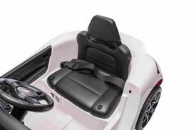 porsche elektromobilis vaikams - Vaikiškas elektromobilis Porsche 718 Spyder RS, baltas (White) - 8 nuotrauka