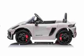 porsche elektromobilis vaikams - Vaikiškas elektromobilis Porsche 718 Spyder RS, baltas (White) - 19 nuotrauka