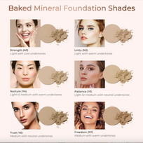 mineraline pudra - Inika Organic Baked Mineral Foundation Kompaktinė mineralinė pudra, Nurture - 4 nuotrauka