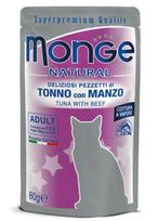 monge jautiena ir - Monge Natural Tuna With Beef Adult 80g - 2 nuotrauka