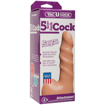 vanilinas - Doc Johnson Dildo Raging Hard-On, 18 cm, Vanilė (Vanilla) - 3 nuotrauka