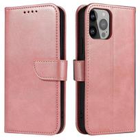 case samsung s23 ultra - Magnetinė dėklas Samsung Galaxy S23 Ultra su apverčiamu pinigine ir stovu rožinės spalvos - 2 nuotrauka