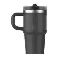 stanley gertuve juoda - Termopuodelis Stanley Quencher ProTour Flip Straw Tumbler, 0.6 l, black fade - 3 nuotrauka
