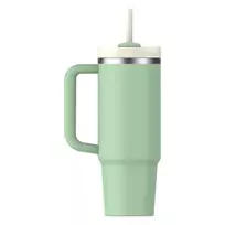 gertuve stanley quencher 0.89 - Termopuodelis Stanley The Quencher H2.0 FlowState Tumbler, 0.89 l, pistachio green sp. - 3 nuotrauka