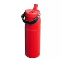 stanley the iceflow flip straw bottle - Stanley Termosas su šiaudeliu The IceFlow Bottle Flip Straw 2.0, 0.71 l, tamsiai raudonas (Dark Red) - 3 nuotrauka