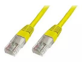 pvc tinklai - LogiLink Patchcord CAT 5e UTP 5m Yellow - 7 nuotrauka