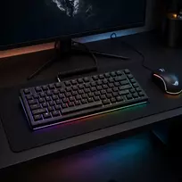 klaviaturos laidas - Dark Project ALU81A Terra Nostra Juodas (Black) su laidu, G3MS Moonstone Switch - 3 nuotrauka