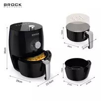 karsto oro gruzdintuve - BROCK AFM 3501 BK - 3 nuotrauka