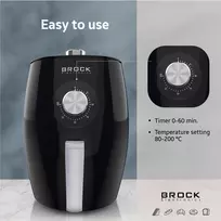 karsto oro gruzdintuve - BROCK AFM 3501 BK - 4 nuotrauka