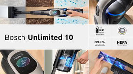bosch siurblius sluota - Bosch Unlimited 10 BBS1041GQC - 12 nuotrauka