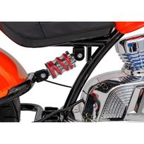 elektrinis motociklas - Elektrinis motociklas Chopper Warrior, Orange - 12 nuotrauka