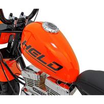 elektrinis motociklas - Elektrinis motociklas Chopper Warrior, Orange - 15 nuotrauka