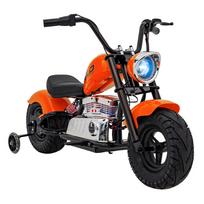 elektrinis motociklas - Elektrinis motociklas Chopper Warrior, Orange - 21 nuotrauka