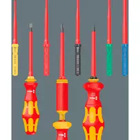 elektriko atsuktuvu komplektas - Atsuktuvų komplektas Wera Kraftform Kompakt VDE 18 Imperial 1 Tool Finder; 18 vnt. - 2 nuotrauka