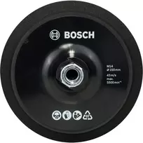 kampiniai slifuoklis 150 mm - Atraminis padas Bosch; 150 mm kampiniam šlifuokliui - 2 nuotrauka