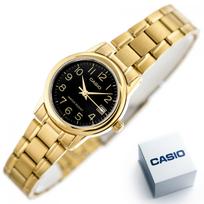 laikrodziu dezute - Casio Collection LTP-V002G-1B Moteriškas laikrodis + Dėžutė - 2 nuotrauka