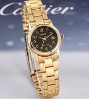 laikrodziu dezute - Casio Collection LTP-V002G-1B Moteriškas laikrodis + Dėžutė - 7 nuotrauka