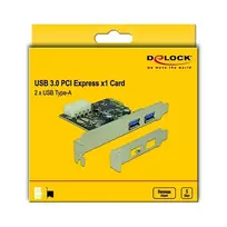 type 2 kabelis - Delock 89243 PCI Express kortelė 2x USB 3.2 Gen 1 Juoda (Black) - 2 nuotrauka