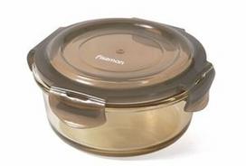 Fissman Container With Lid 13x13x5cm 520ml Brown