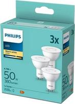 gu10 led philips - Philips LED GU10 4.7W 2700K 380lm 3 vnt. - 2 nuotrauka