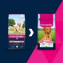 maistas sunims su ryziais ir vistiena - Sausas šunų maistas Eukanuba Senior, vištiena/kalakutiena/ryžiai, 12 kg - 3 nuotrauka