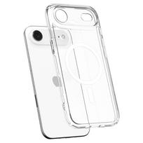 iphone air spigen - Spigen Ultra Hybrid MagSafe dėklas iPhone 17 Air - Skaidrus ir Baltas - 4 nuotrauka