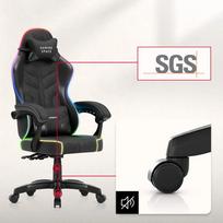 gaming chair - Huzaro Force 2.7 RGB Juodas (Black) - 2 nuotrauka