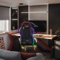 gaming chair - Huzaro Force 2.7 RGB Juodas (Black) - 5 nuotrauka