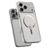 iphone 17 pro spigen - Spigen Ultra Hybrid MagSafe dėklas iPhone 17 Pro - Skaidrus Auksas - 4 nuotrauka