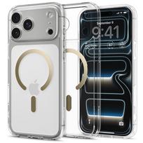 iphone 17 pro spigen - Spigen Ultra Hybrid MagSafe dėklas iPhone 17 Pro - Skaidrus Auksas - 6 nuotrauka