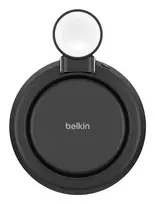 belaidis pakrovejas - Belkin UltraCharge Pro 25W Qi2 3-in-1 magnetinis įkroviklis Anglies (Charcoal) - 6 nuotrauka