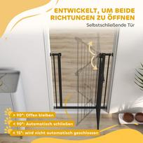 medziagine kabykla - Spinta HOMCOM Medžiaginė, šviesiai pilka (Light Grey), 125 cm x 43 cm x 162.5 cm - 6 nuotrauka
