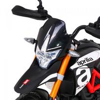 elektrinis motoroleris vaik - Elektrinis motociklas Aprilia, Black - 5 nuotrauka