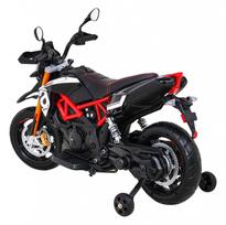 elektrinis motoroleris vaik - Elektrinis motociklas Aprilia, Black - 10 nuotrauka