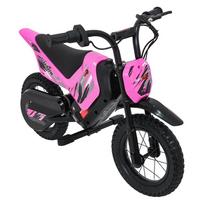 rozine masina - Elektrinis motociklas SHARK, Pink - 10 nuotrauka
