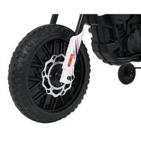 vaikiskas motociklas - Elektrinis motociklas Aprilia RX, White - 9 nuotrauka